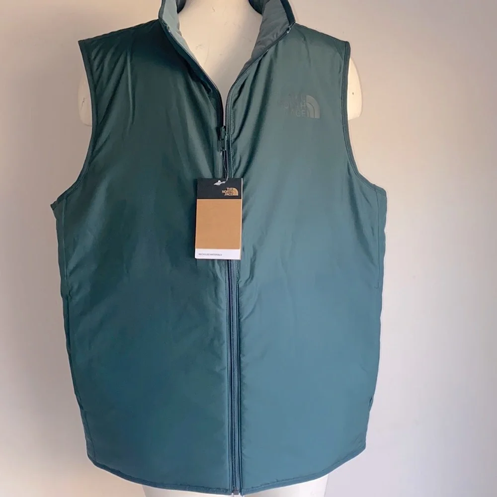 New The North Face Men’s vest XL green NWT - Picture 1 of 4